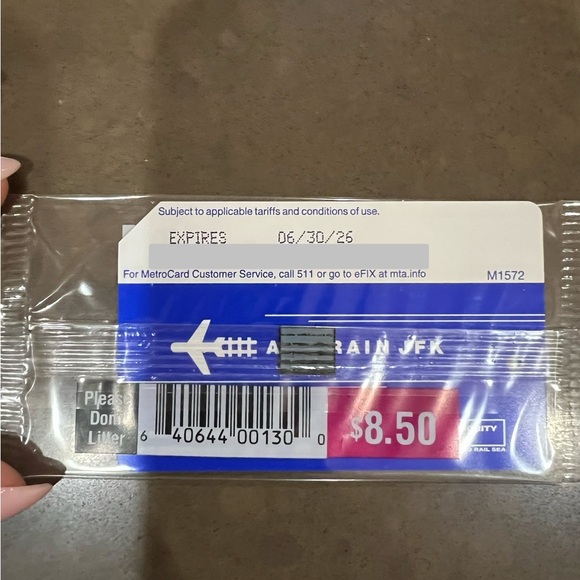 NYC MTA MetroCard – Unused - Picture 2 of 2